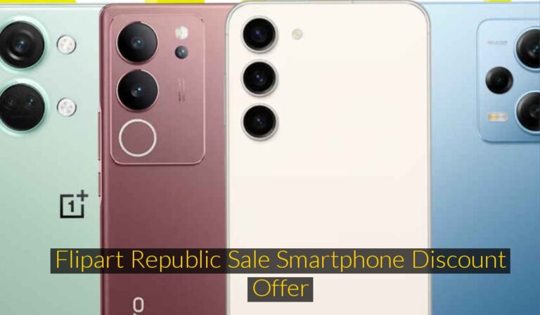 smartphone discount offers in flipart republic sale 2024